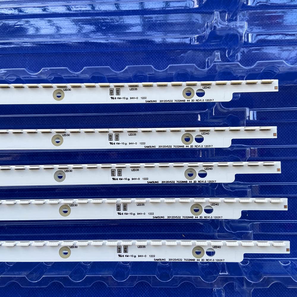 Pièces de Rechange TV- 4 4led * 6V 40 6 mm LED Bande Compatible avec Samsung UA32ES5500 UE32ES6100 Sled 201 2SVS32 7032NNB 2D V1GE-320SM0-R1 32NNB-7032LED-MCPCB Nouveau (Emitting Color : 1 Piece)