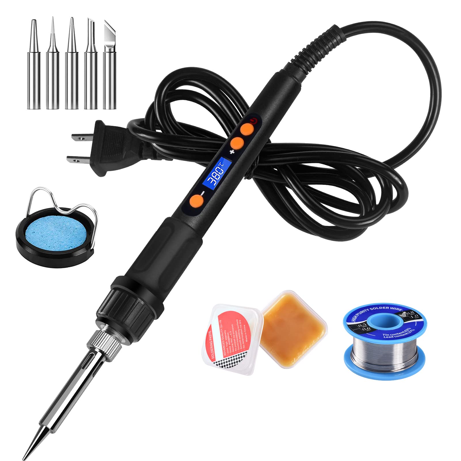 Buy Soldering , 100W LCD Digital Solder Iron for Soldering, Portable