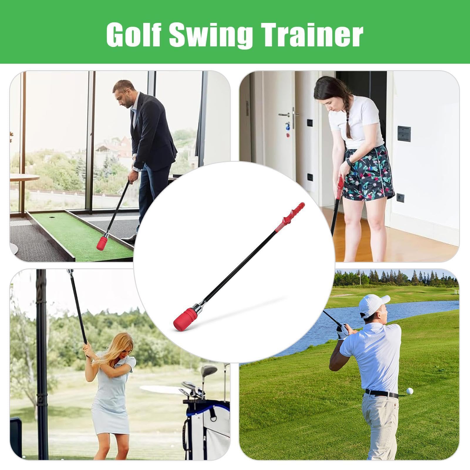 Allenatore Di Swing Strumento Di Allenamento Portatile Da Golf Con Suono E | Bastone Da Pratica E Riscaldamento Golf Per Palestra, Outdoor, Indoor, Giardino, Campo E Fitness