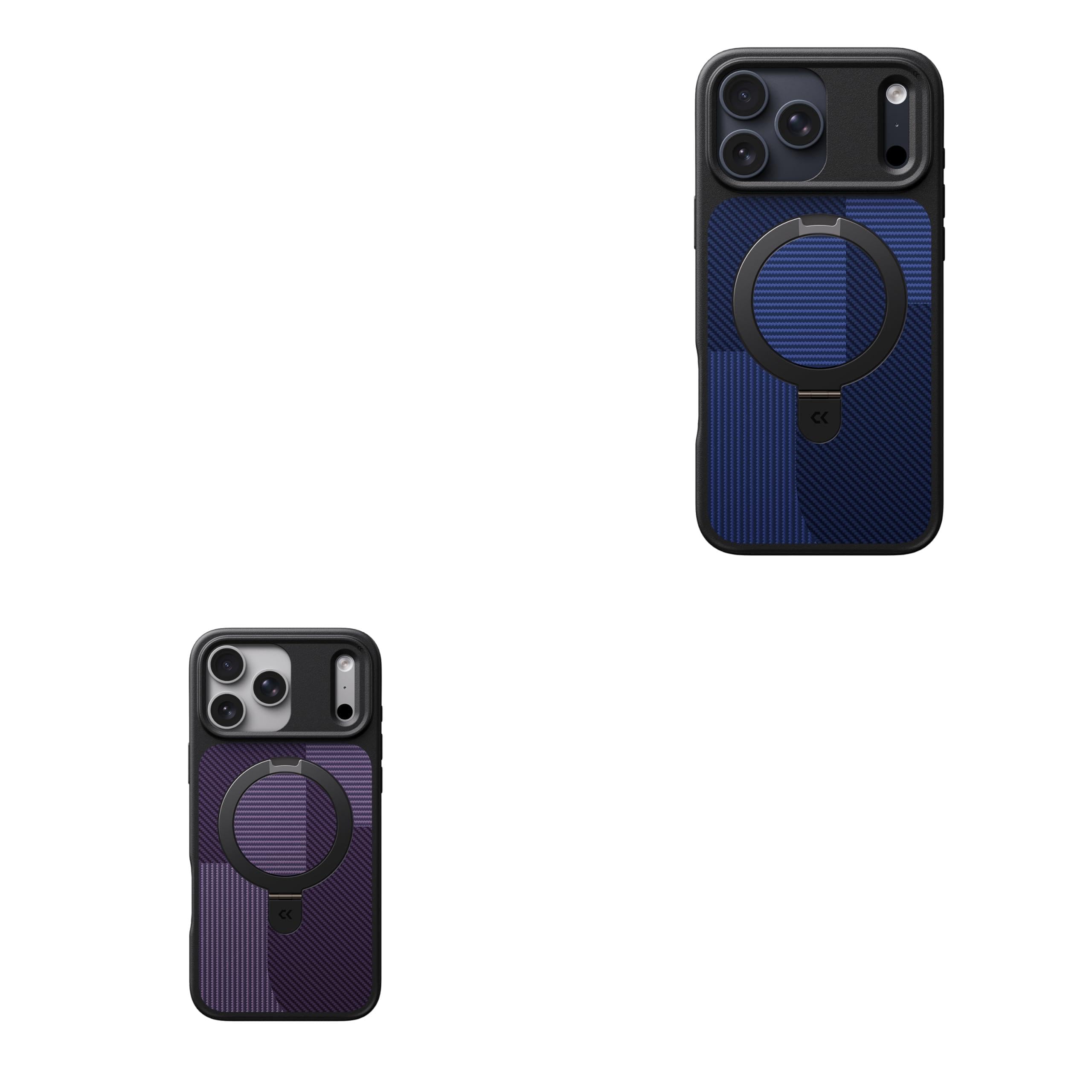 Bundle-2 Items: for iPhone 17 Pro Case with Ultra-Magnetic Stand [Military Drop Protectio…