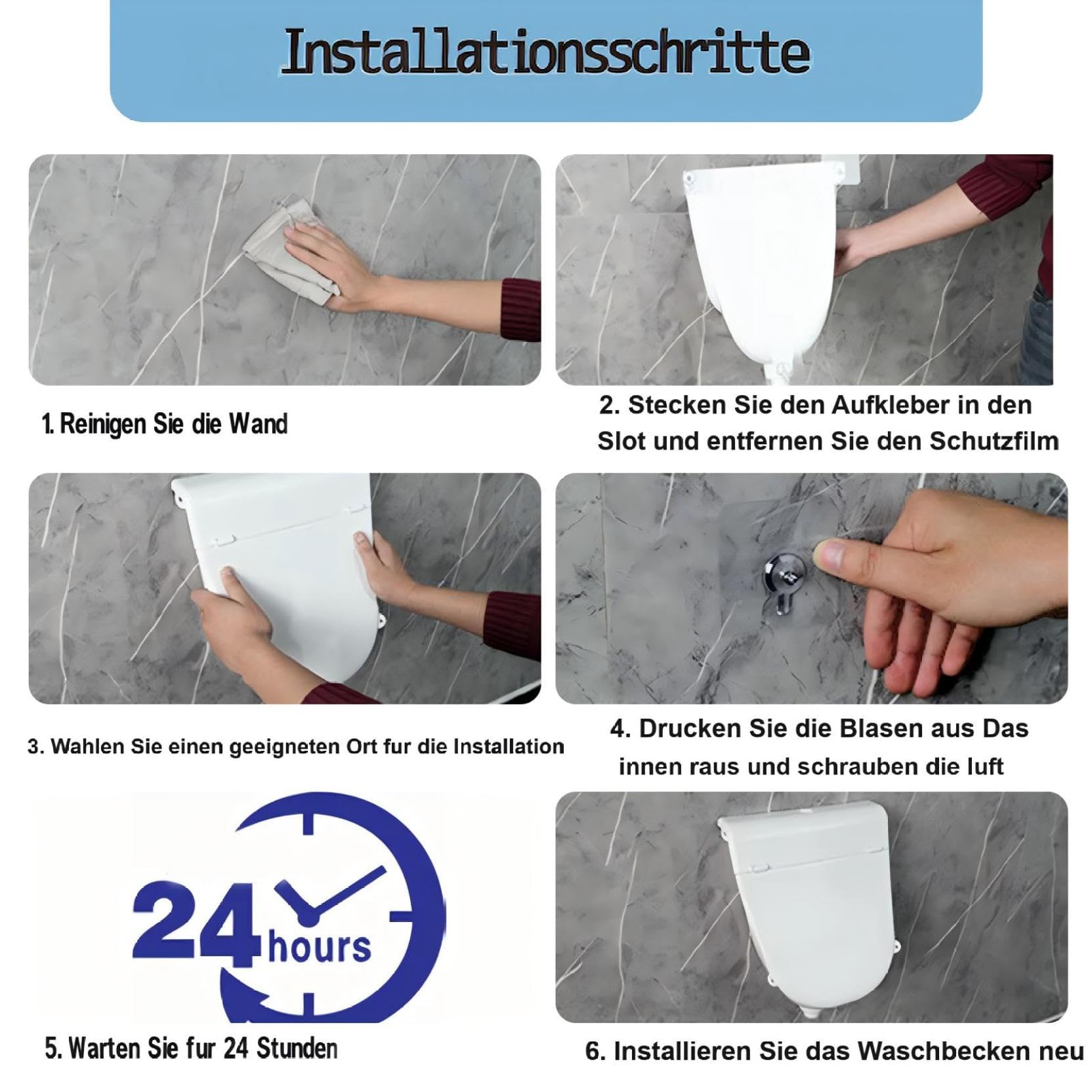 Urinoirs pour hommes, urinoir sans eau, urinoirs muraux en plastique anti-éclaboussures pour hommes avec couvercle et tuyau pour salle de bain, toilettes, maison, jardin, camping-car, gris, plastique