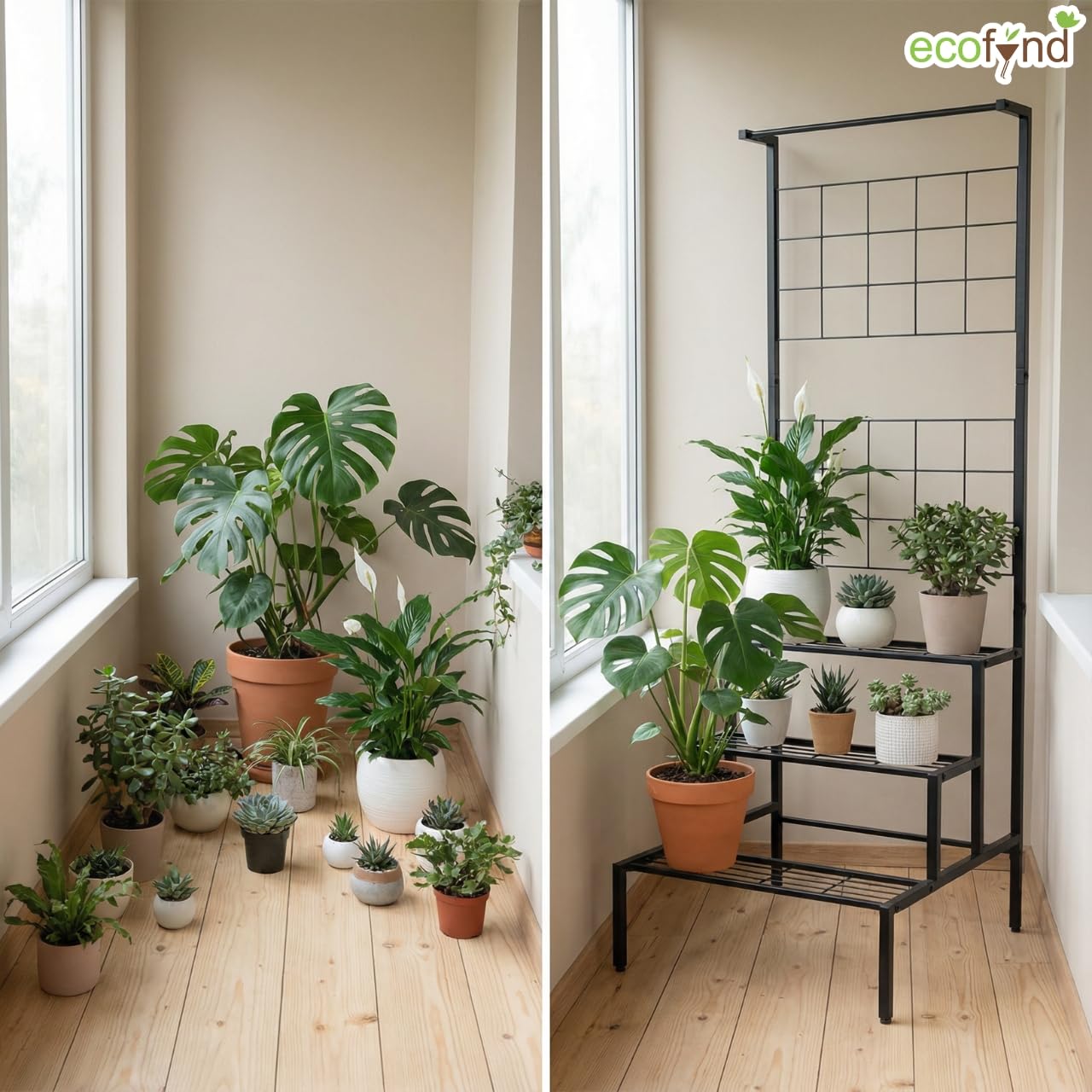 Bloom Plant Stand - Outdoor & Indoor Metal Stand -5