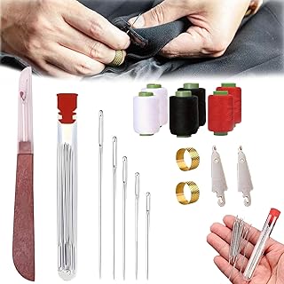 37PCS Sewing Tool Set, Hosenwelt Sewing Kit, Needles Thread 