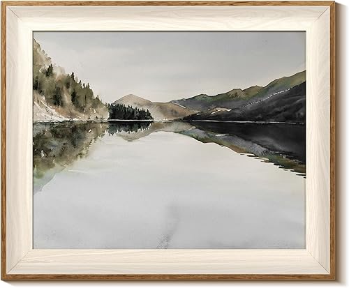 Miniatura 15 de InSimSea Arte de Pared en Lienzo Enmarcado Decoración de Habitación, Imágenes de Paisaje Costero Clásico para Baño Decoraciones de Pared, Arte