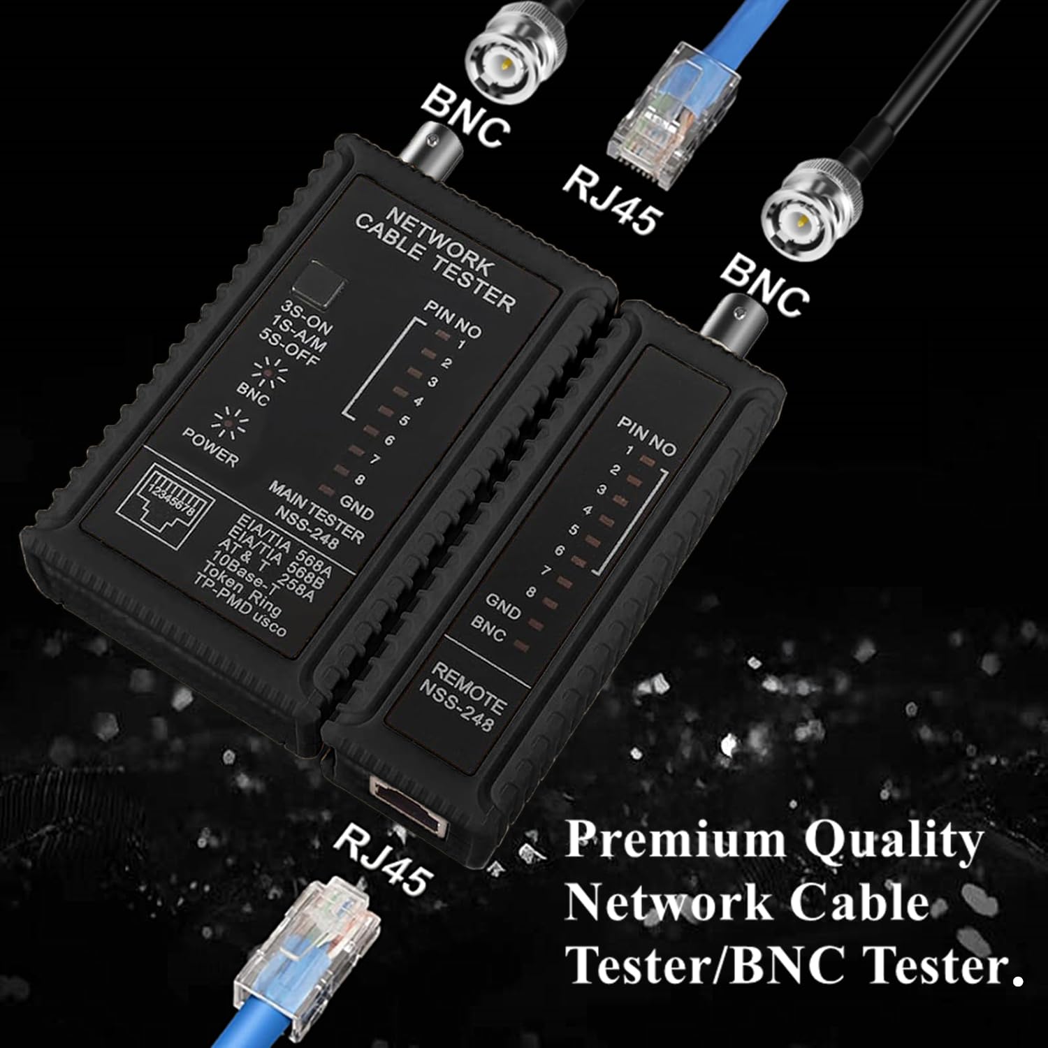 Koaxialkabel-Werkzeug-Set, BNC-Crimpzange für RG58, RG59, RG62, RG174