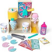 Vista 1 de Melissa & Doug ¡Diversión en la feria! Juego de comida de madera con cono de nieve y granizado - Certificado FSC