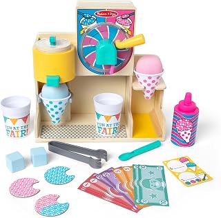 Fun at The Fair! Wooden Snow-Cone and Slushie Play Food Set - FSC Certified