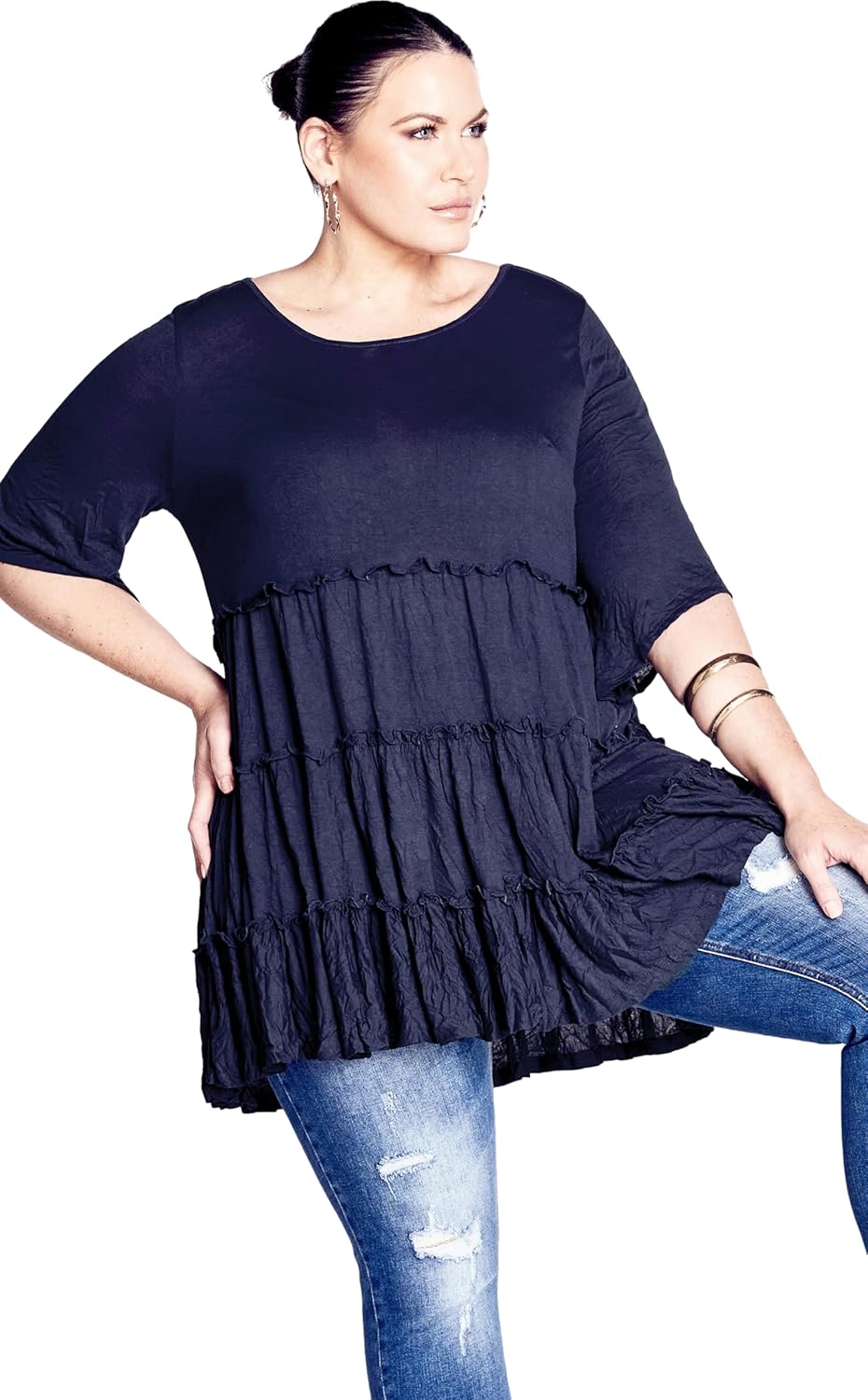 Avenue Women's Tunic-Tier Crush