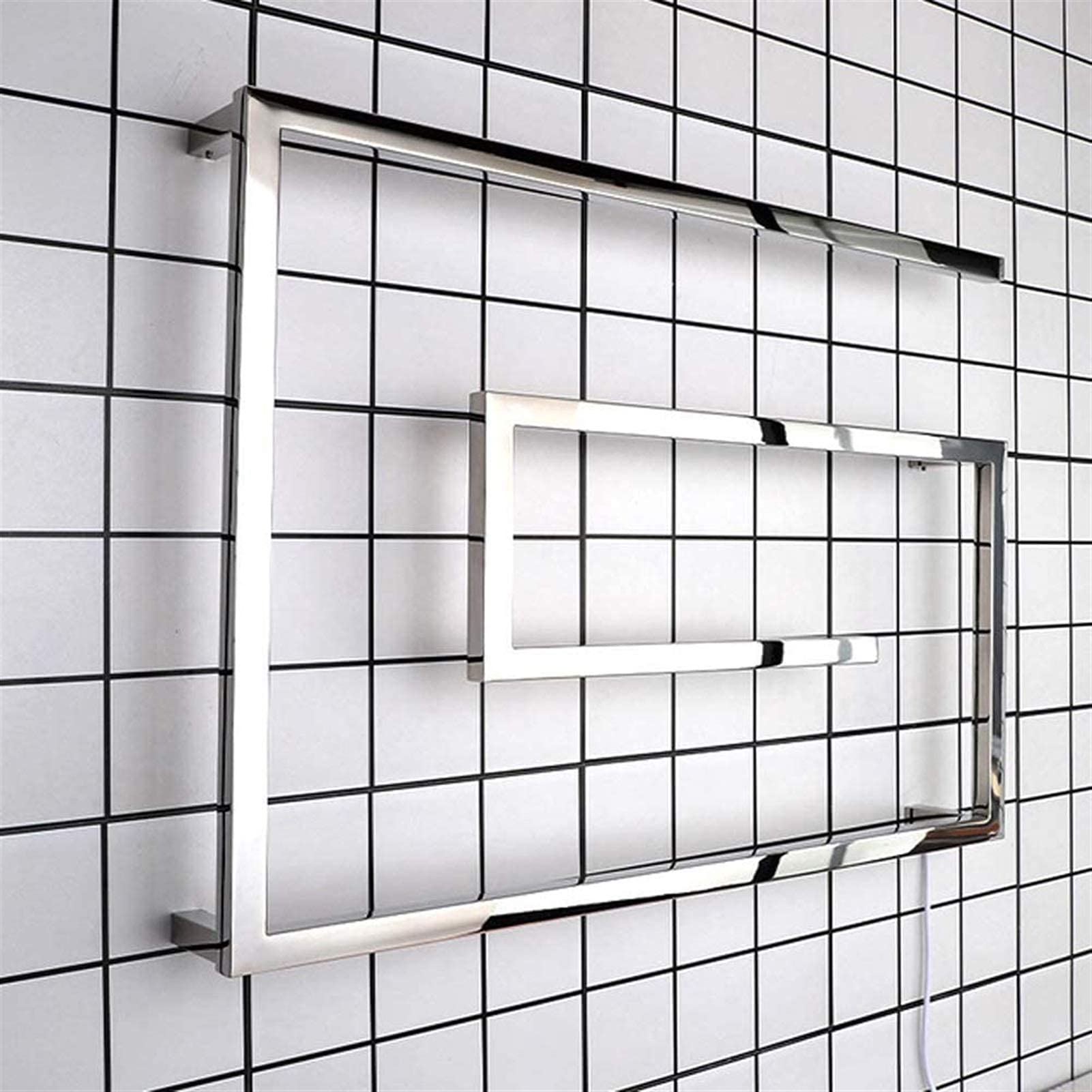 Toallero eléctrico de Pared de Acero Inoxidable 304 para baño, Cocina y Hotel.
