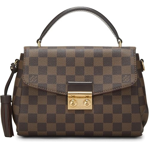 Louis Vuitton, Pre-Loved Damier Ebene Croisette, Brown