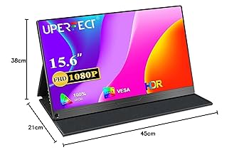 UPERFECT 15.6インチ モニター 1080p 144hz UPERFECT Portable Monitor, 2023 [New Version] 15.6
