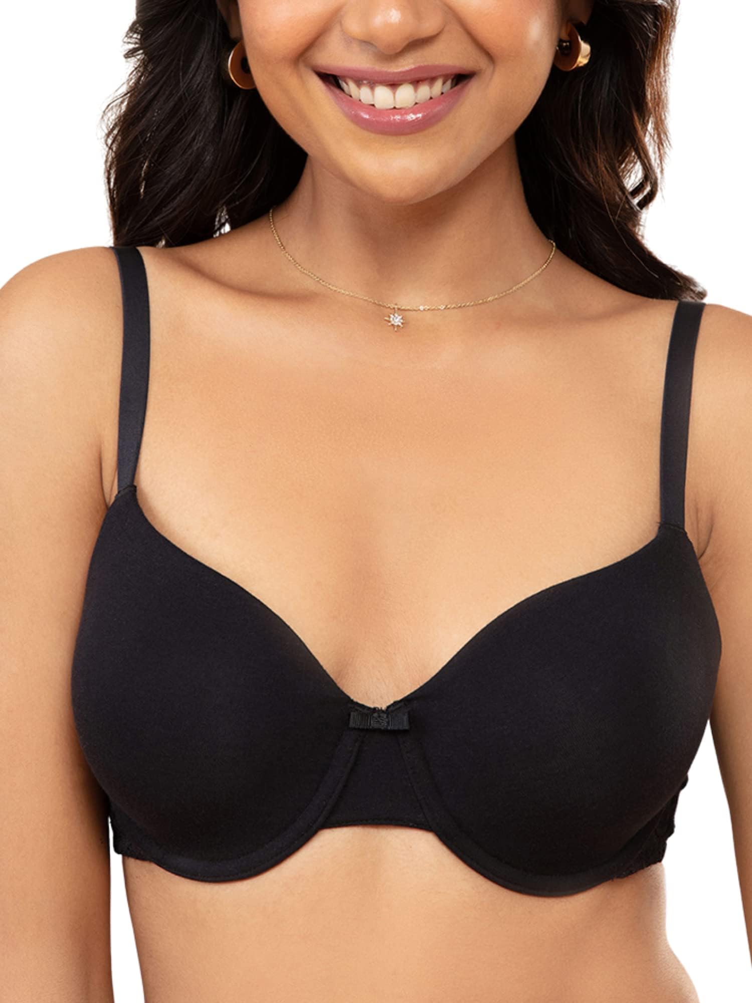 Breathe Lace T-Shirt Bra - Padded, Wired, 3/4th Coverage - NYB166
