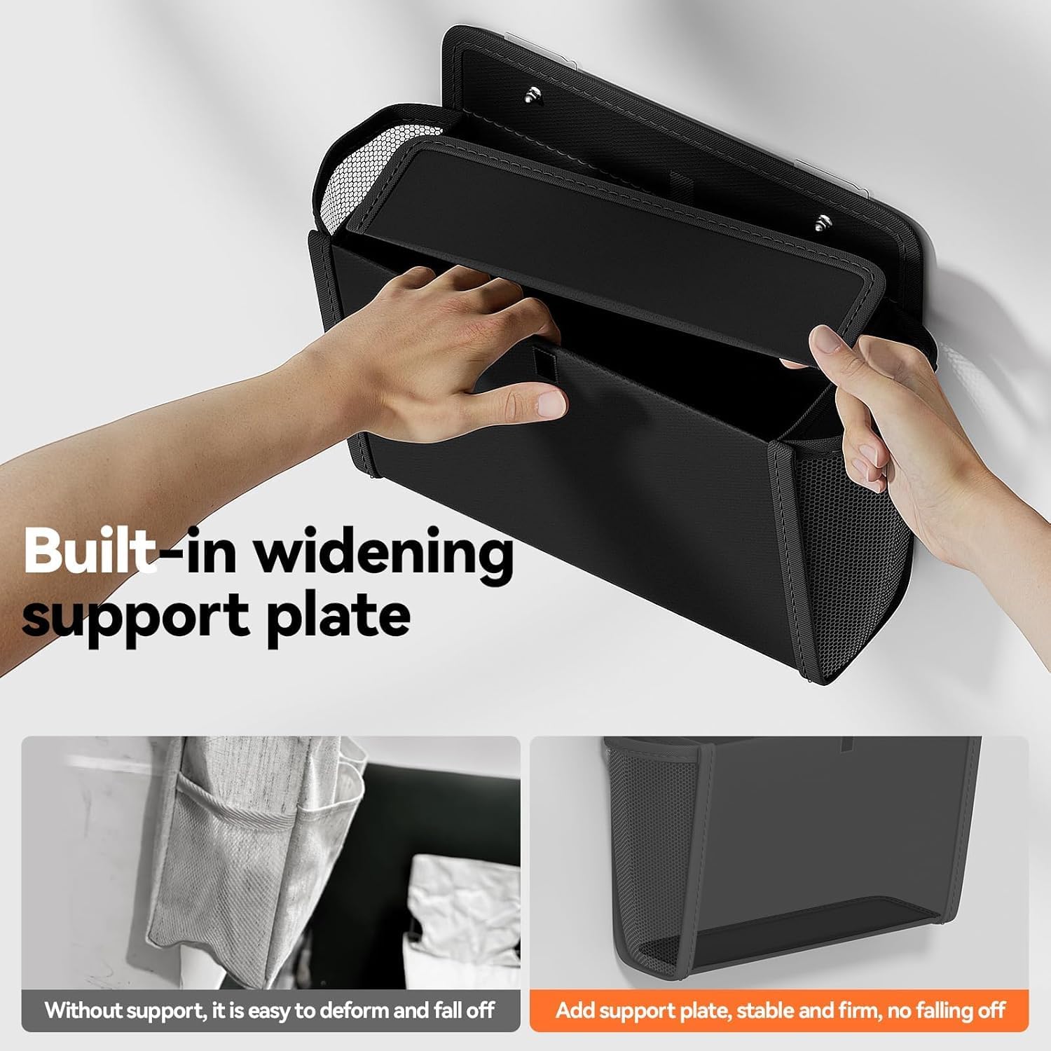 2 organizadores de almacenamiento para puerta de caravana, bolsa colgante para colgar en la pared con bolsillos grandes, soluciones organizadoras para RV, furgoneta, autocaravana, cocina, oficina