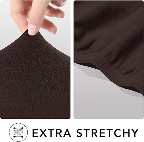 Miniatura 4 de PureFit - Funda de licra súper elástica para sofá y silla, cubierta protectora suave antideslizante, lavable, con espuma y base elástica para niños,