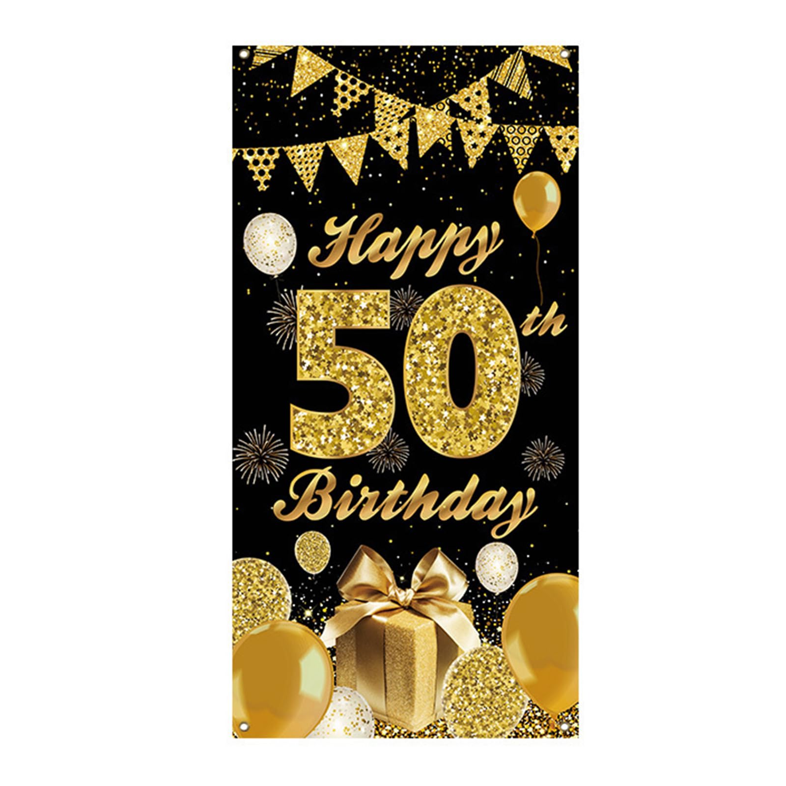Msioytog Washable Party Wall Cover Door Hanging Tear Resistant Polyester Cloth for Gatherings Birthday Backdrops Banners