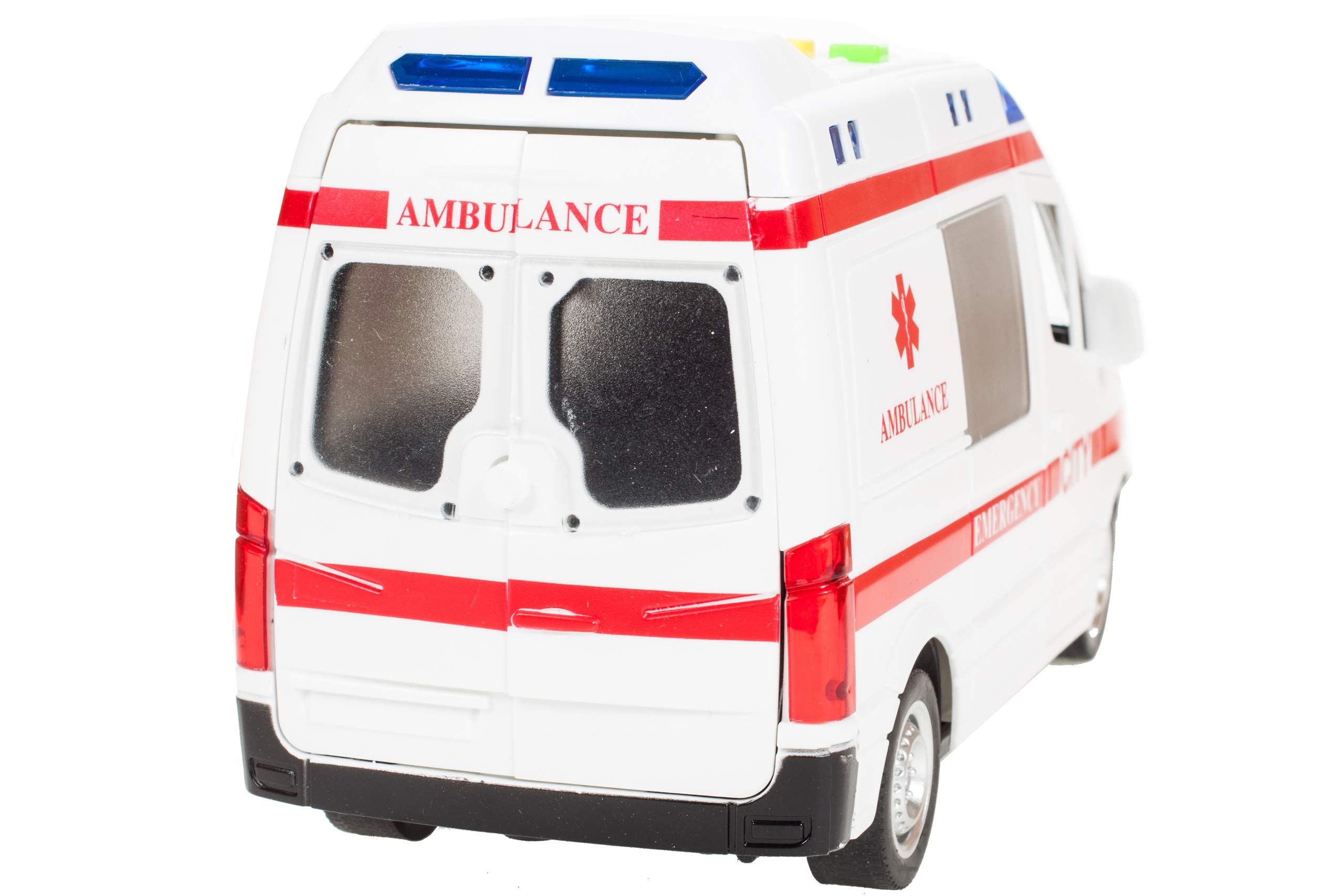 MalPlay 5901924207979 Ambulans Z Dźwiękiem 1:16 , Karetka ,wielokolorowy