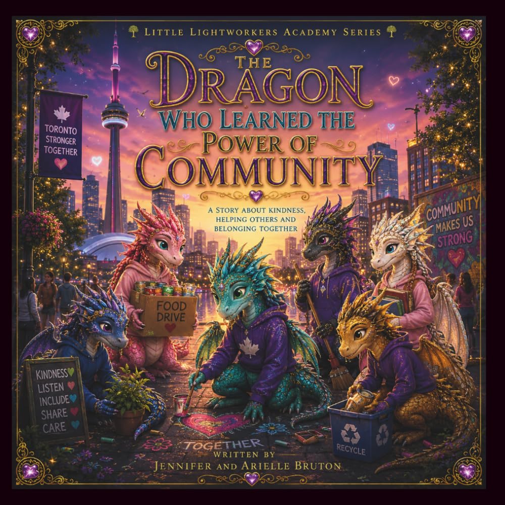 The Dragon Who Learned The Power Of Community: A Story About Kindness, Helping Others And Belonging Together (Little Lightworkers Academy Series)