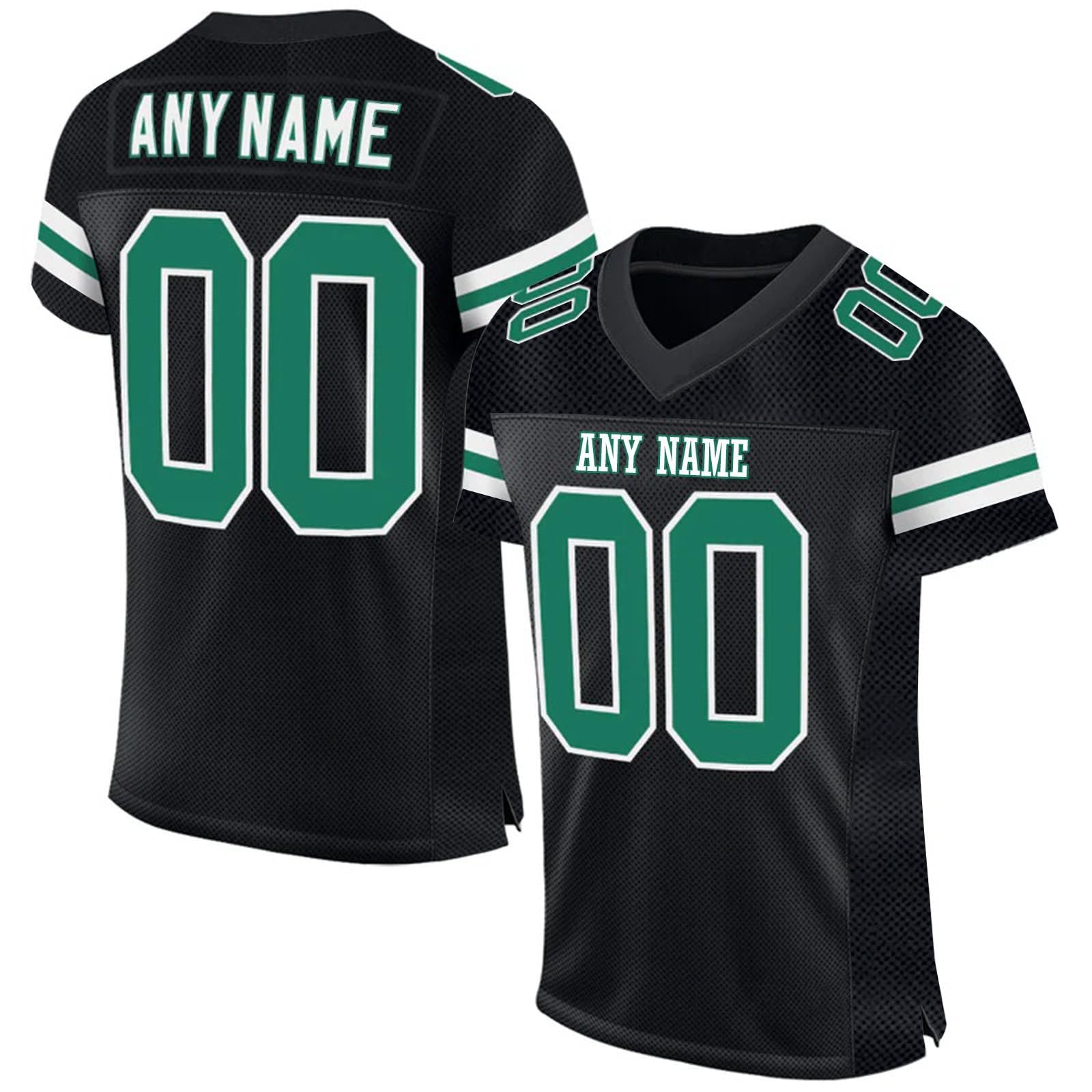 Maglie da Rugby Americano Personalizzate con Nome e Numero della Squadra, Divisa Stampata Personalizzata per Bambini in età prescolare, Giovani e Adulti
