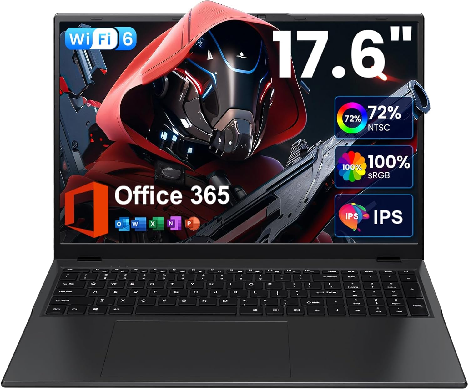 jumper 17.6 Inch Laptop, 16GB RAM(Supports Expandable up to 32GB), 640GB ROM, Office 365, Windows 11 Laotop with Celeron N5095, IPS FHD Display 100% sRGB, Backlit Keyboard, WiFi-6, Numpad, BT5.2 jumper 17.6 Inch Laptop, 16GB RAM(Supports Expandable up to 32GB), 640GB ROM, Office 365, Windows 11 Laotop with Celeron N5095, IPS FHD Display 100% sRGB, Backlit Keyboard, WiFi-6, Numpad, BT5.2