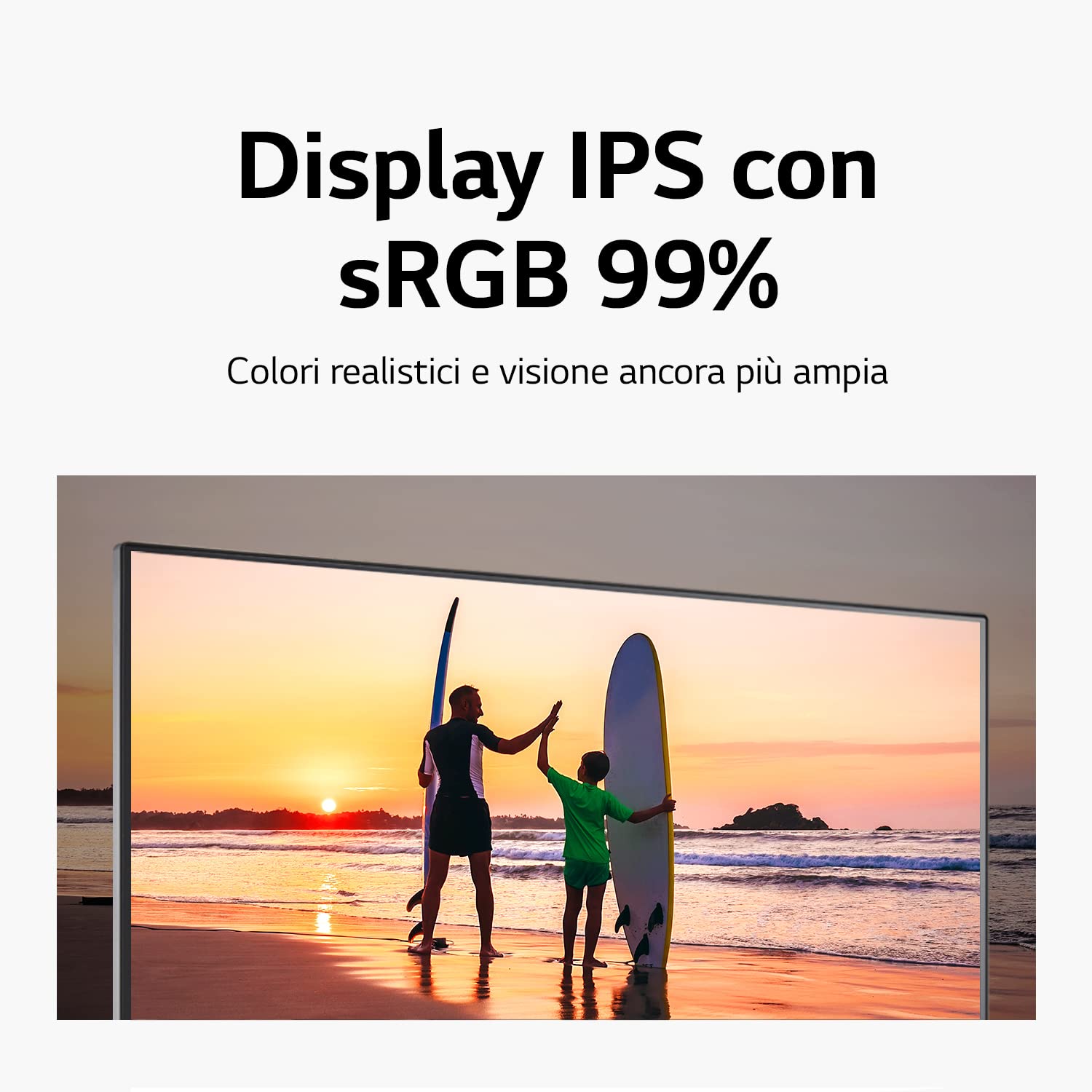 LG 27UL500P Monitor 27" UltraHD 4K LED IPS HDR 10, 3840x2160, 5ms, AMD FreeSync 60Hz, HDMI 2.0 (HDCP 2.2), Display Port 1.4, AUX, Flicker Safe, Bianco