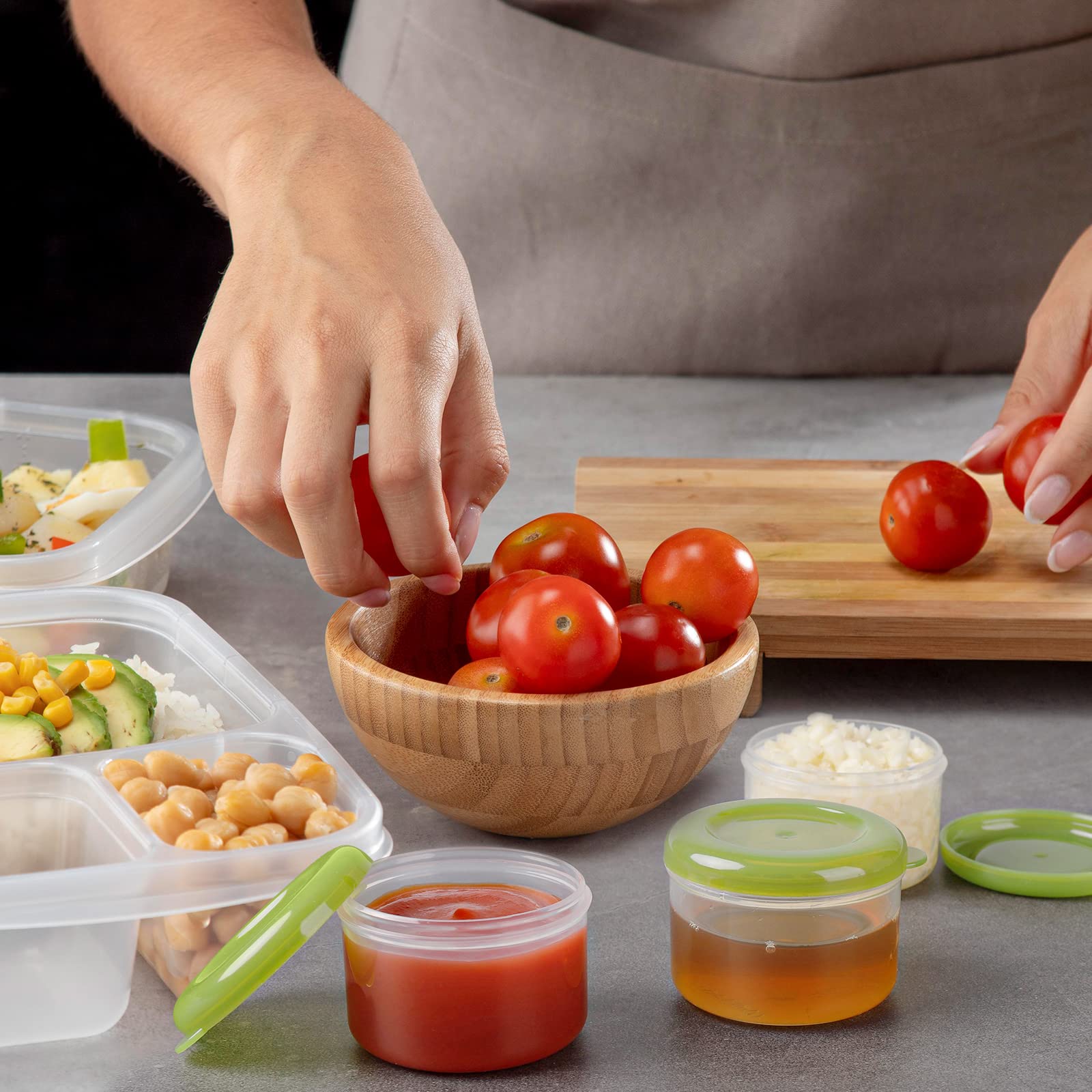 Lot De 25 Boite Rangement Cuisine,Boite Alimentaire Hermétique En Plastique,Boites Conservation