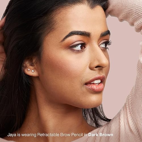 Miniatura 5 de Mineral Fusion Lápiz de cejas retráctil marrón oscuro 003 onzas Rubia, Café Oscuro, Marrón medio
