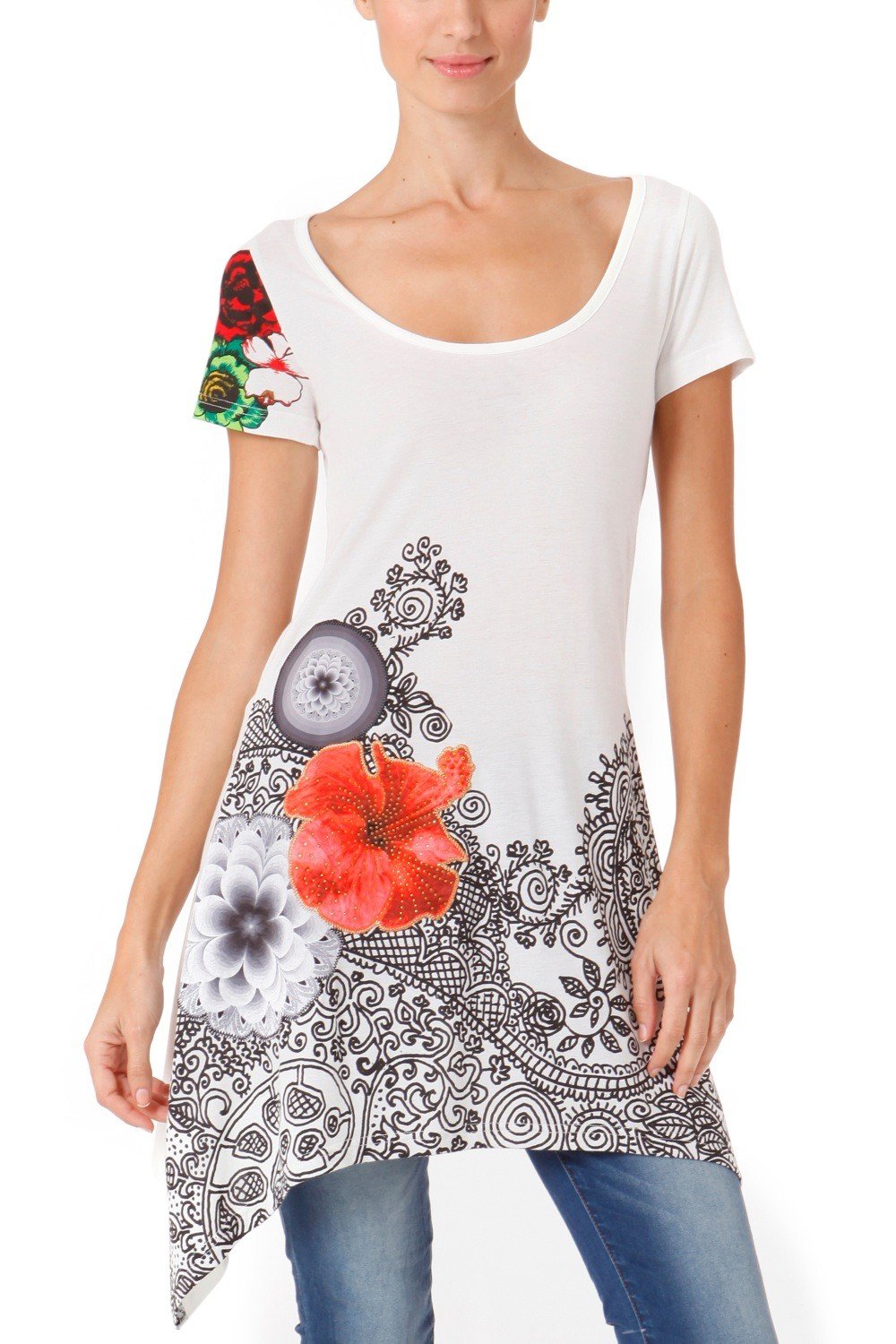 Desigual Women's Alacant short Sleeves T-Shirt