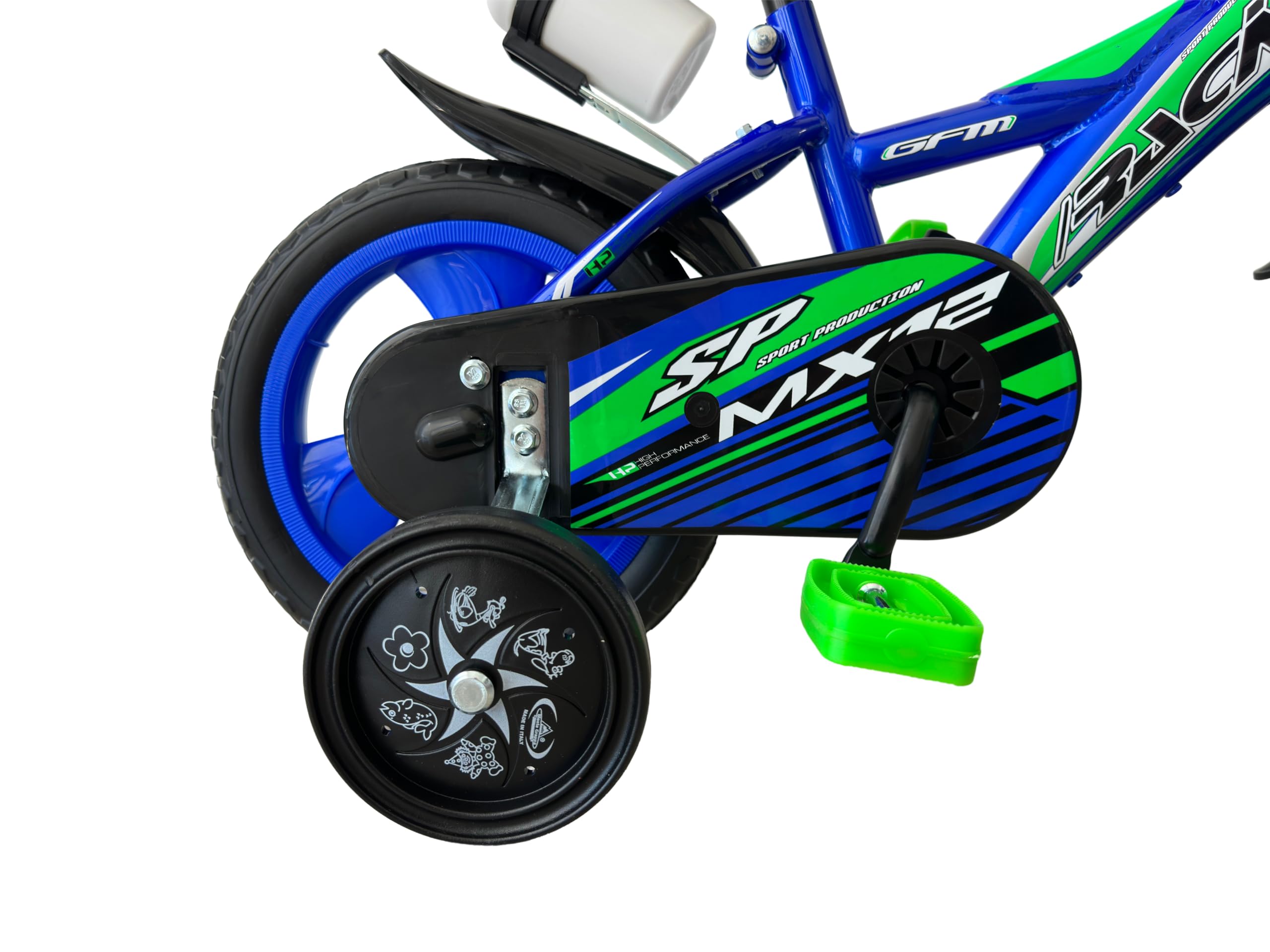 Bici Racing Bicicletta Bambino 12 Pollici Blu