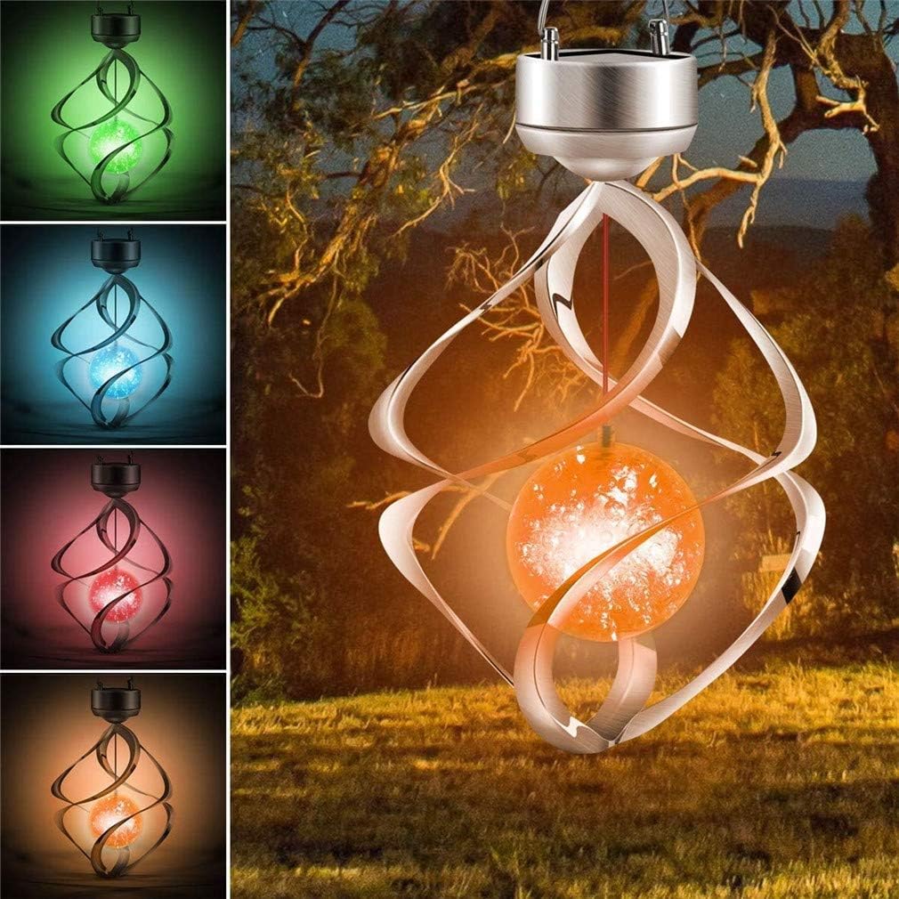 Solar Wind Chime Outdoor LED Color Changing Solar Lights Romantic Décor for Patio Garden Yard Home