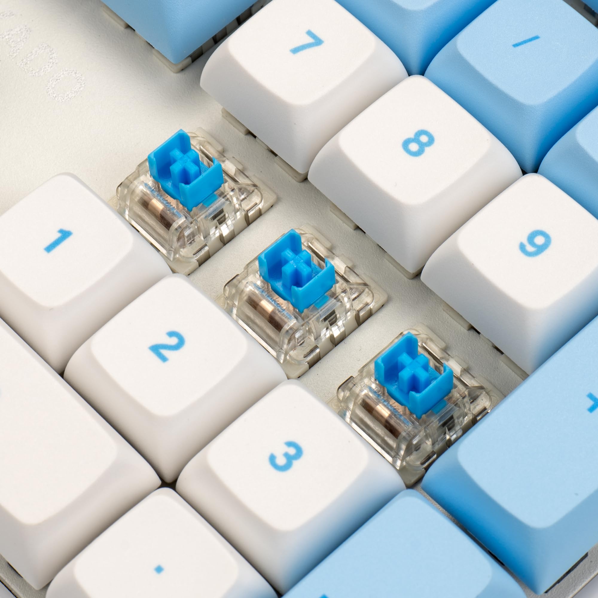 SIKAI CASE Tastiera Numerica Meccanica, Mini Tastiera Numerica RGB, Tastiera Contabile, Tastiera Numerica con Una Sola Mano, Tastierino Numerico USB Cablato, Tastiera Numerica per pc Portatile（Blu）