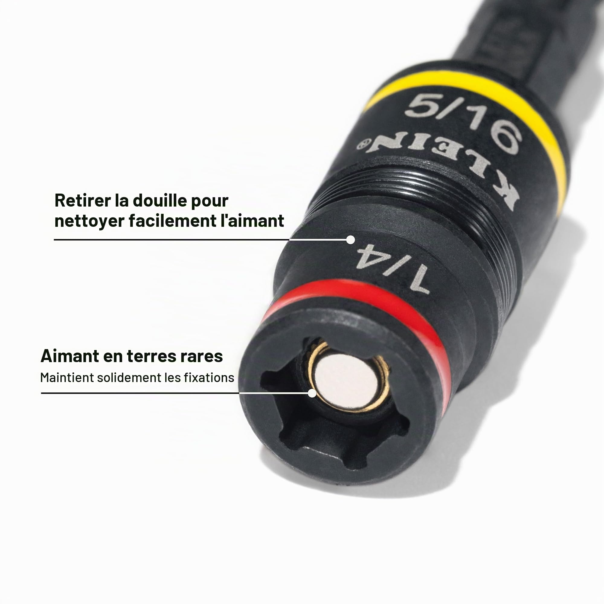 Klein Tools 32303HD Jeu de tournevis à percussion 20 en 1 SAE avec embouts Phillips, fendues, carrés et Torx