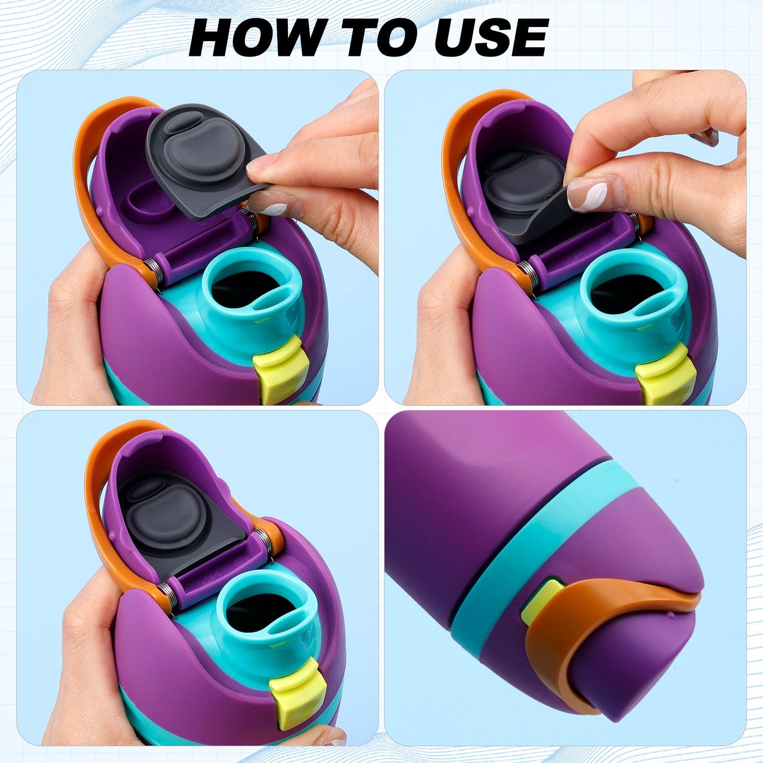 Owala FreeSip Replacement Parts - Leak-Proof Kit -6
