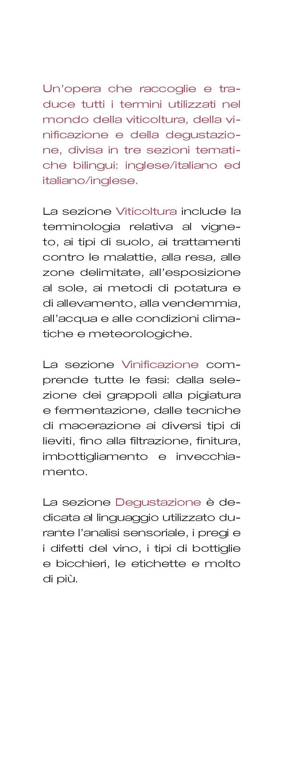 From vine to wine. Glossario bilingue per il mondo della vite e del vino-Bilingual vine & wine lexicon. Ediz. bilingue
