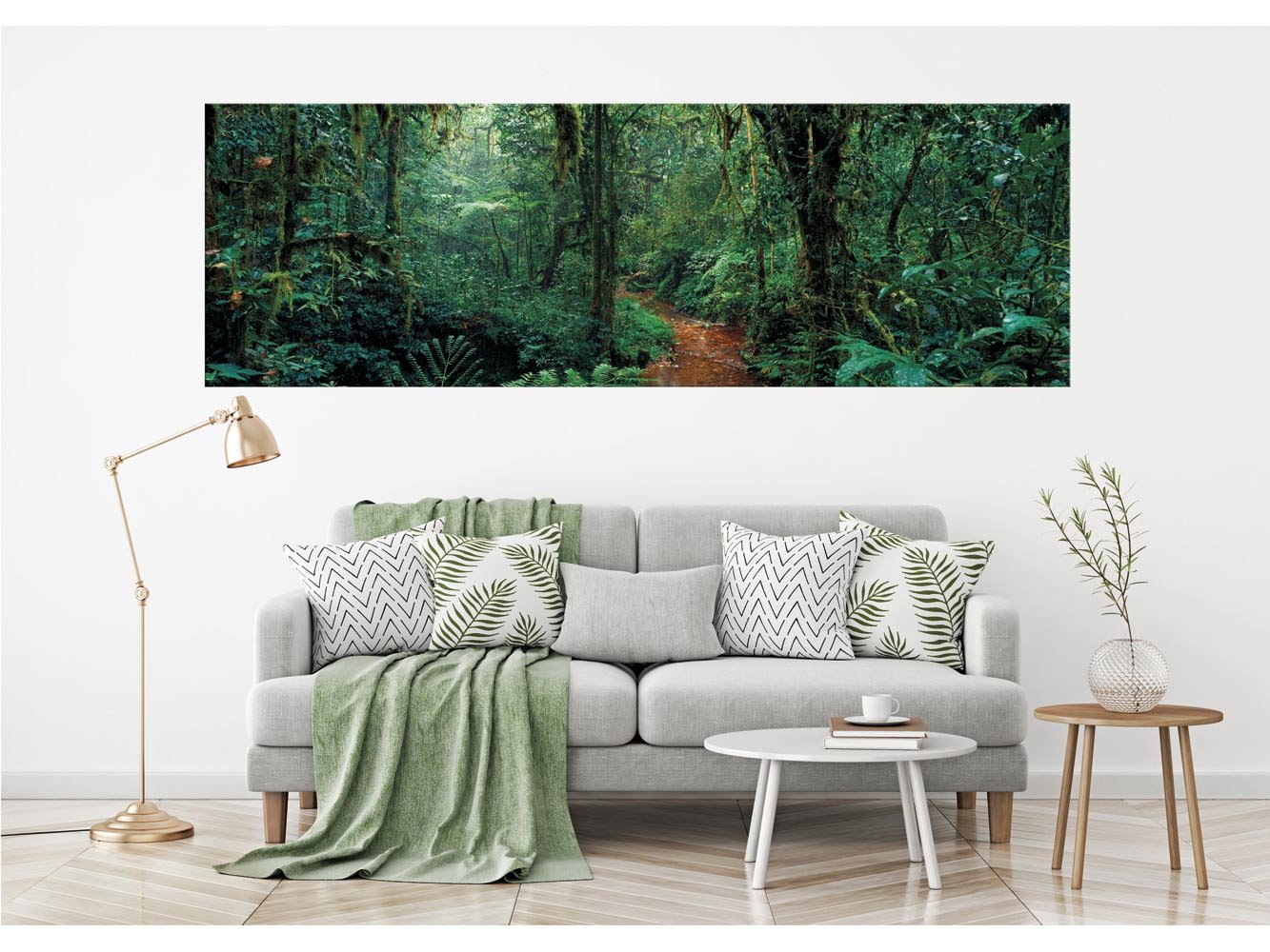 Tableau Carton plume et Pegasus Chemin forêt | tableau pour mur | carton plume mural décoratif | | Kappa | plusieurs tailles | Décoration comedores, sallon, chambre. 200x98cm