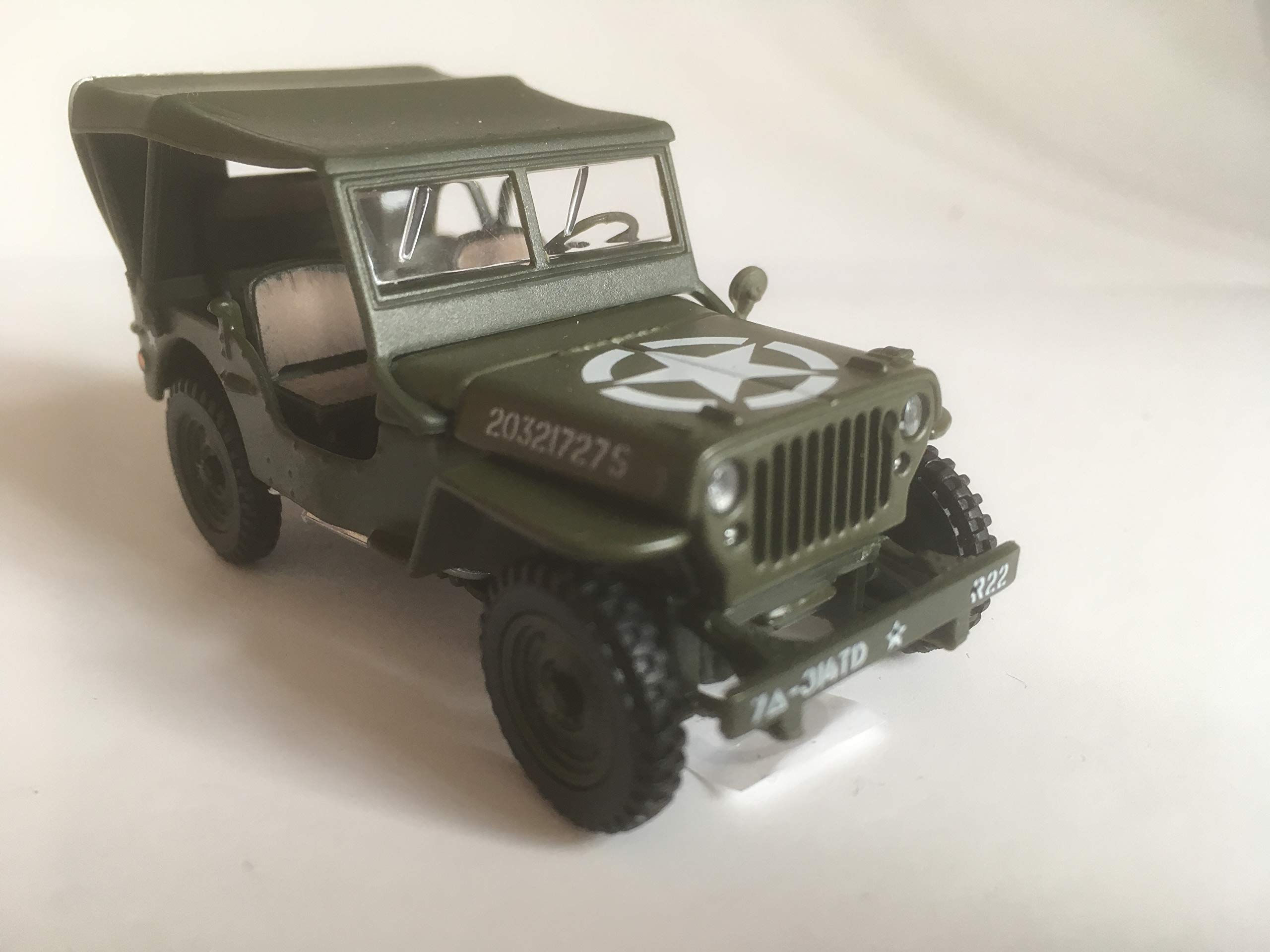 Cararama Willys Jeep 4x4 Usa Army Model Scale 43 Desertcart Cyprus
