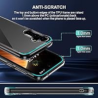 Vista 4 de ANTSHARE Funda para Samsung Galaxy S23 FE, no amarillenta 1 protector de pantalla + 2 protectores de lente de cámara Samsung S23 FE, funda delgada