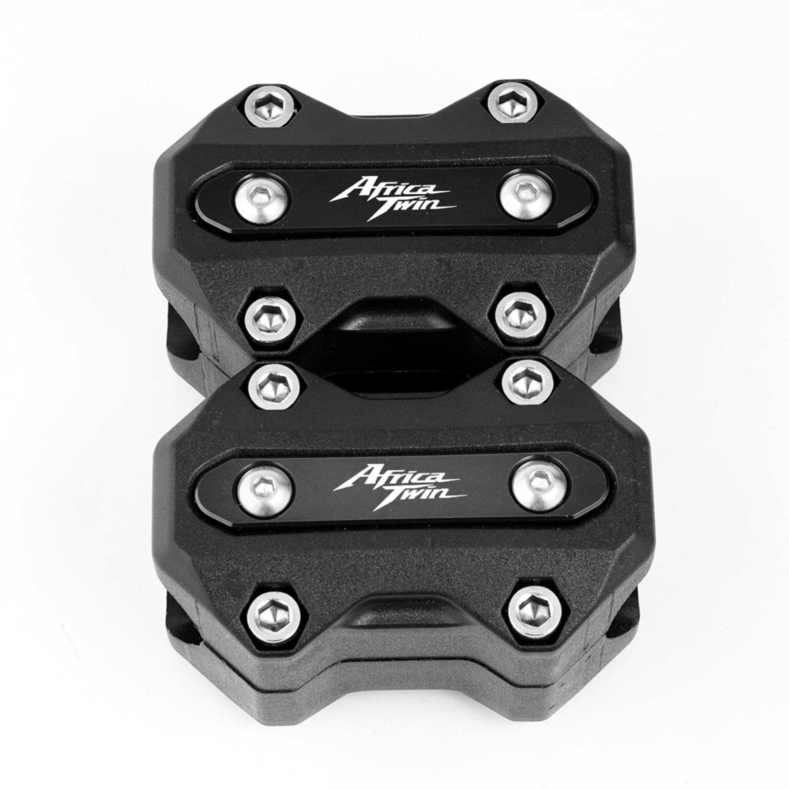 Accessori Moto Per Africa Twin 1100 CRF1100/L CRF 1000/L XRV 750 Blocco Protettivo del Paraurti Motore delle Barre di Protezione (Nero)