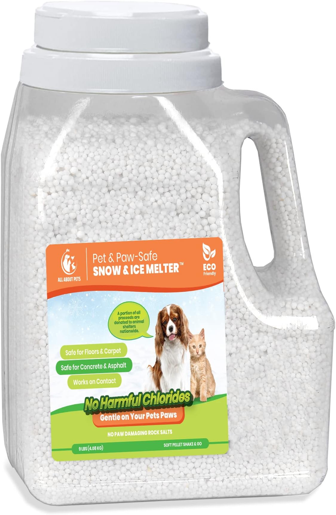 Diamond Crystal SNOPaws Snow and Ice Melter Calcium Chloride & SaltFree Pet
