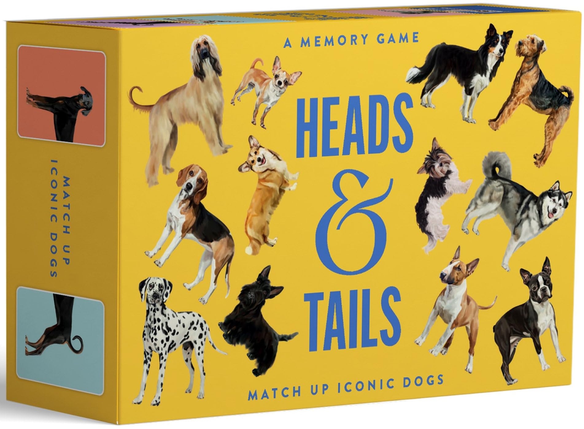 Thames & Hudson Heads & Tails: A Dog Memory Game: Match Up Iconic Dogs, Gold