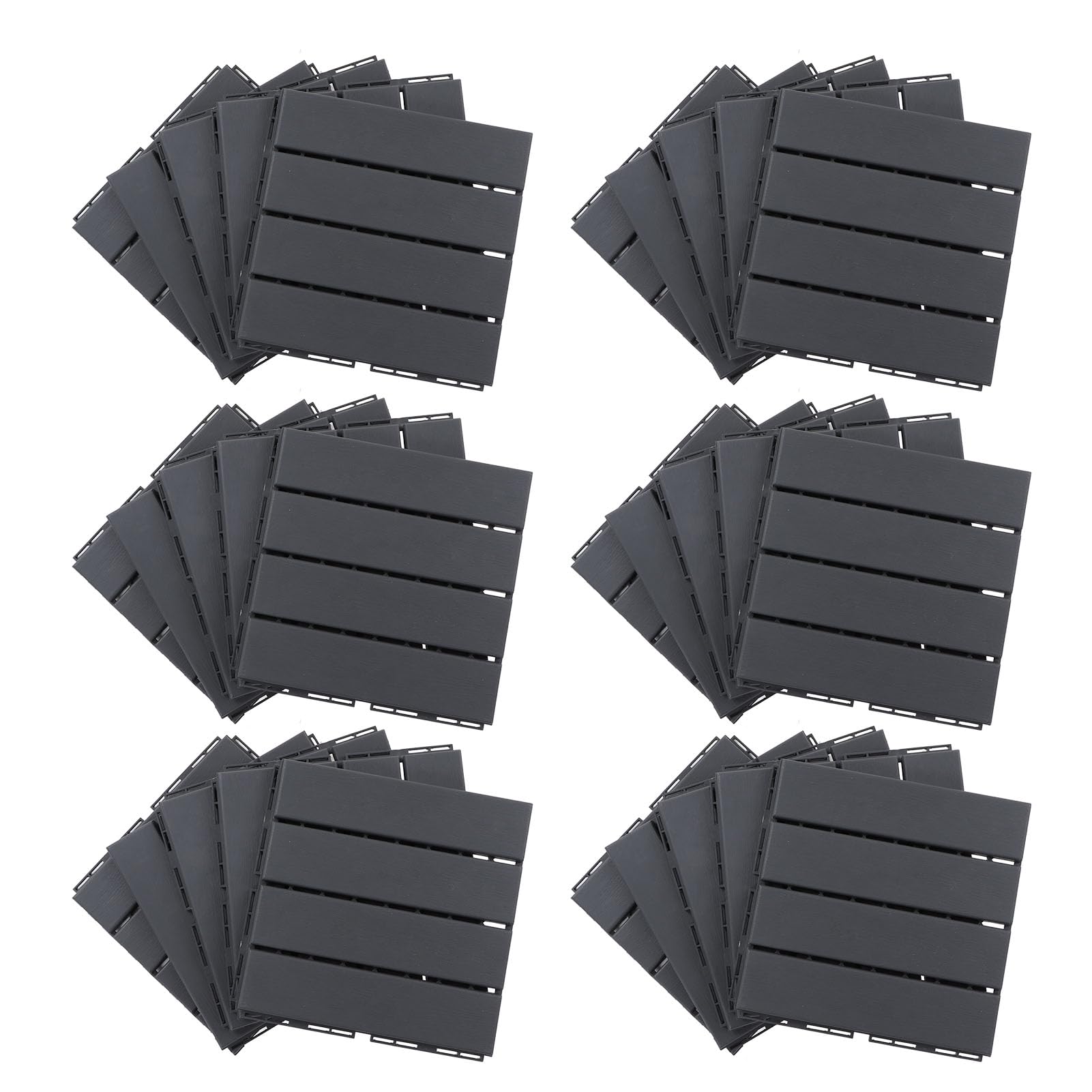 Acouto 30 Piezas Baldosa Entrelazable Duradera Impermeable Cojín de Suelo