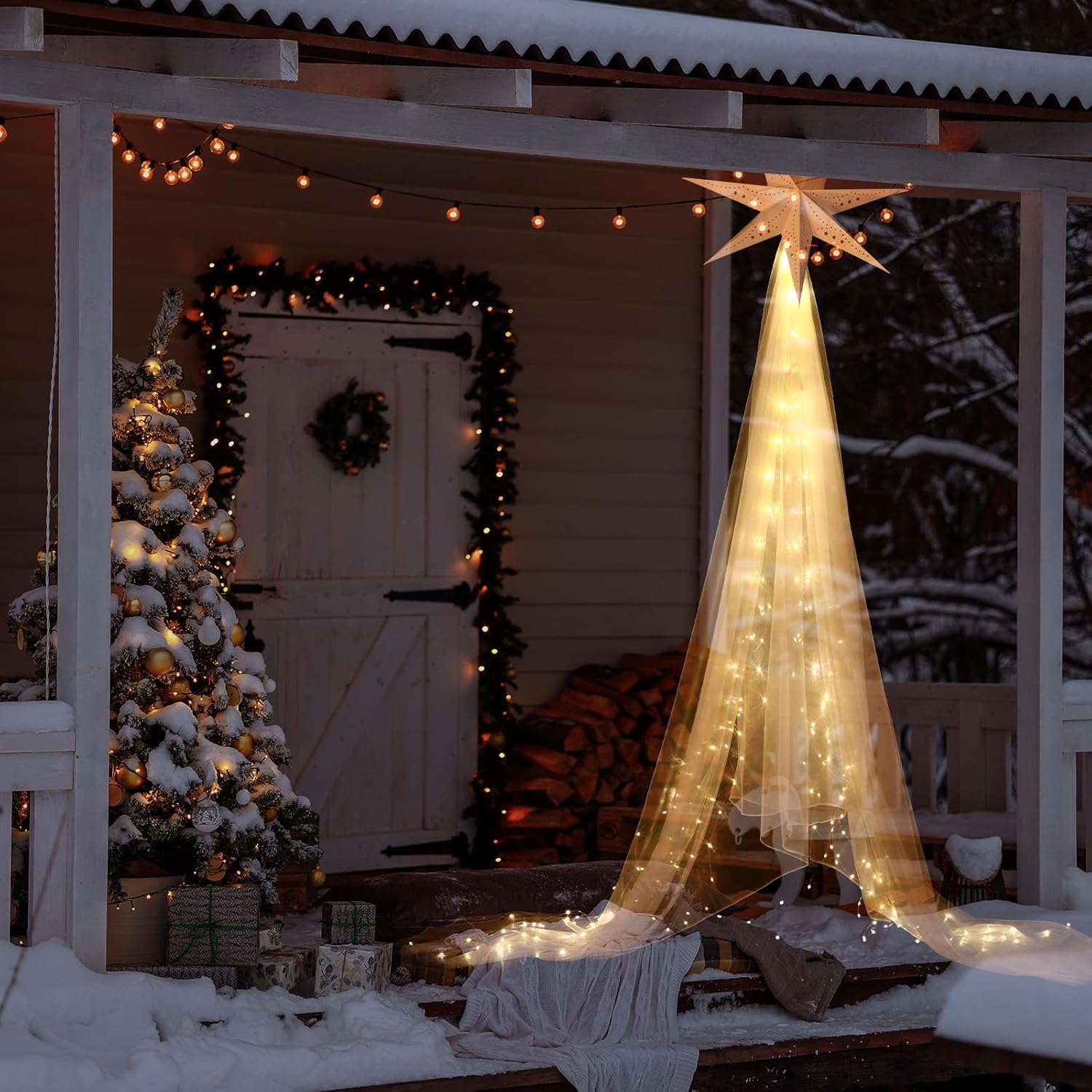 Easter Decorations Lighted Nativity Scene Set 9.8 ft Easter Church Decorations Jesus Nativity Scene Outdoor Indoor Yard Christian Decor for Religious Home Party Decor - Image 6