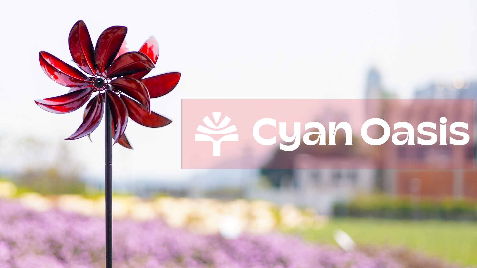 Amazon.com: Cyan Oasis Wind Spinners Outdoor - Red Metal Windmill