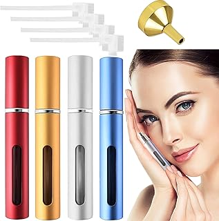 Perfume Atomiser Travel Perfume Bottle Perfume Atomisers Refillable Refillable Perfume Bottle Aftershave Spray Bottle Perfume Travel Bottle Mini Perfume Refill Bottles Perfume Refillable Bottle 4Pcs