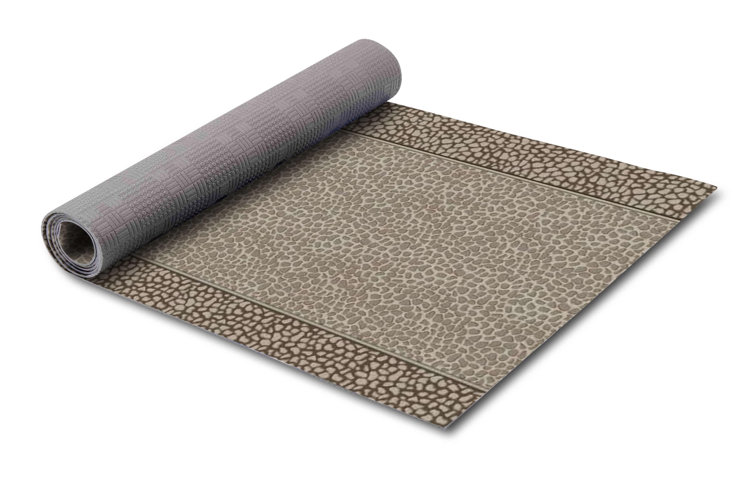 Tappeto Cucina In Vinile Antiscivolo 52x200 Cm - Stampa Margherite, Lavabile, Made In Italy - Foto 6