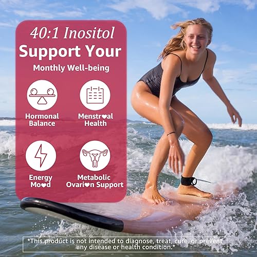 Miniatura 8 de Gomitas de inositol con aceite de onagra para mujer + gomitas orgánicas de espirulina azul