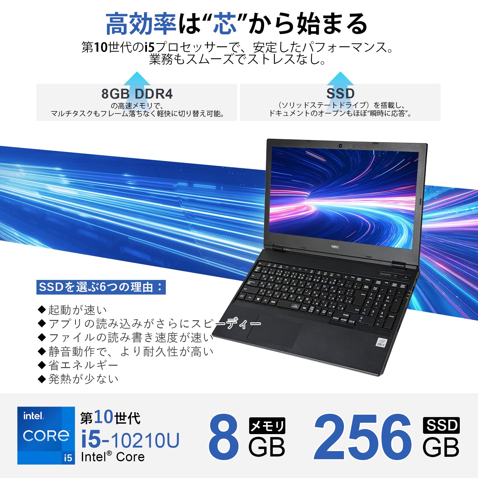 Amazon.co.jp: 【整備済み品】 中古 ノートパソコン Versa Pro VKT16