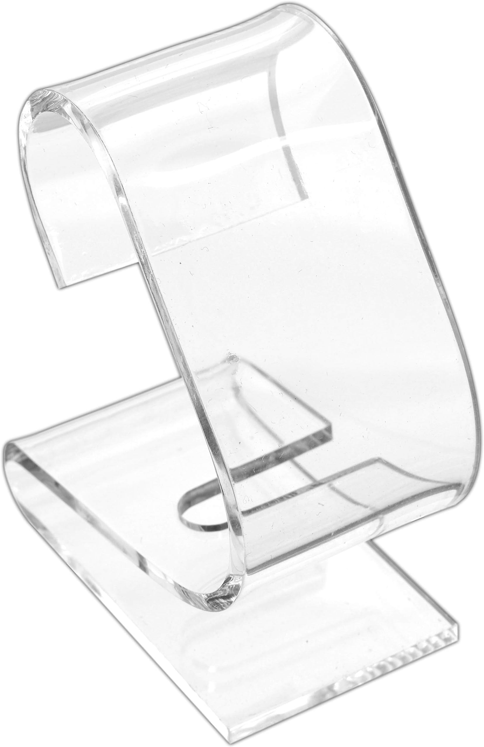 FindingKing Clear Acrylic Watch Display Stand Showcase Countertop