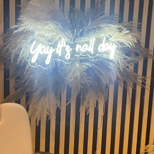 Miniatura 6 de Yay it is Nail Day Neon Sign luz LED de neón para uñas decoración de salón de uñas letrero de bienvenida abierto luz de tienda de negocios
