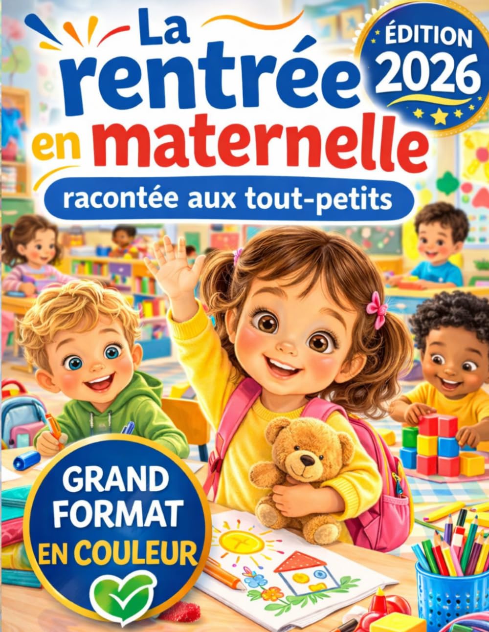 La rentrée en maternelle racontée aux tout-petits - Grand format et couleur