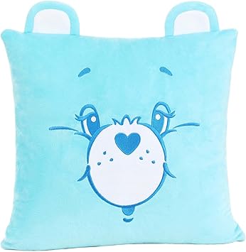 Care Bears Bedtime Bear Throw Pillow, Super Soft Blue Bear Cushioned Plush Pillow, Home & Bedroom Decoration Gifts ST